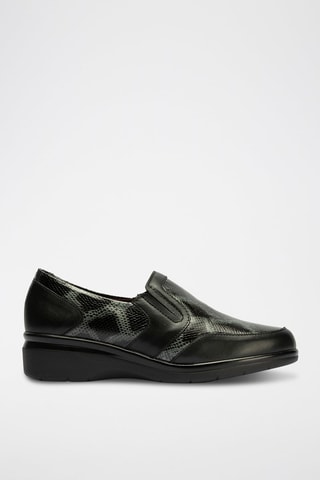 Slip-on in pelle - Nero