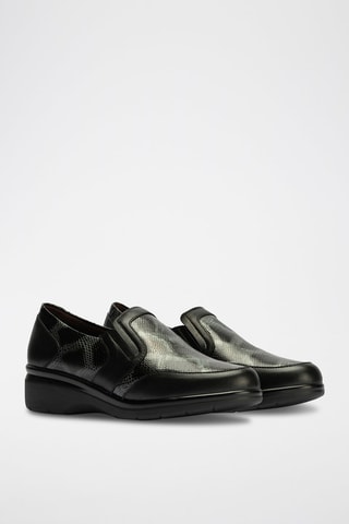 Slip-on in pelle - Nero