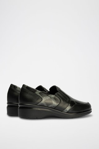 Slip-on in pelle - Nero