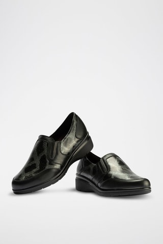 Slip-on in pelle - Nero