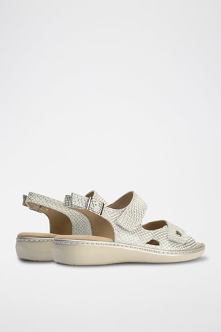 Sandali in pelle - Argentato