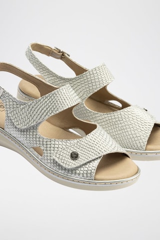 Sandali in pelle - Argentato