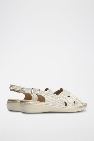 Sandali in pelle - Argentato