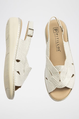 Sandali in pelle - Argentato