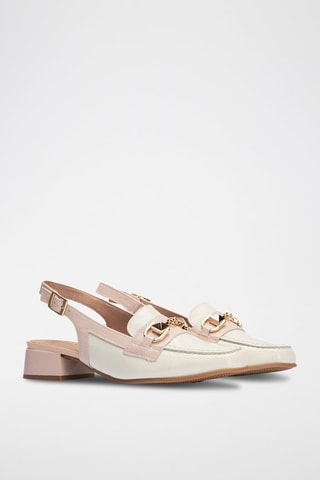 Décolleté in pelle verniciata - Bianco