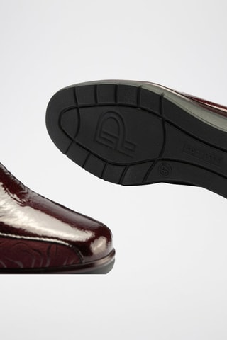 Mocassini in pelle verniciata - Rosso