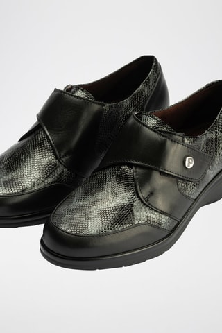 Stringate in pelle - Nero