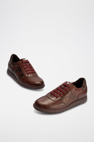 Sneakers in pelle nappa - Rosso