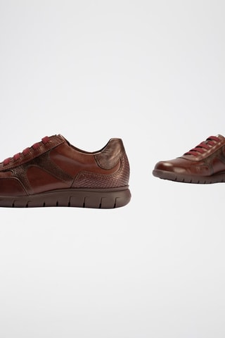 Sneakers in pelle nappa - Rosso