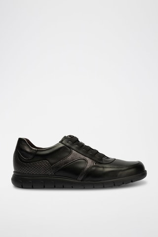 Sneakers in pelle nappa - Nero