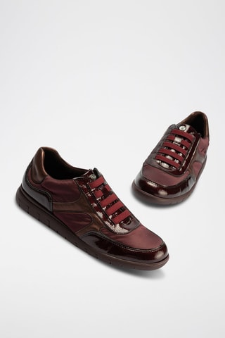 Lakleren Sneakers - Rood