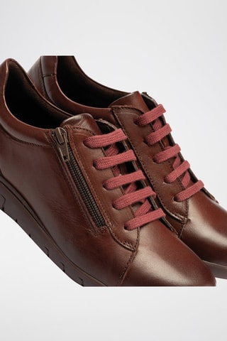 Nappaleren Sneakers - Rood