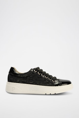 Sneakers in pelle - Nero