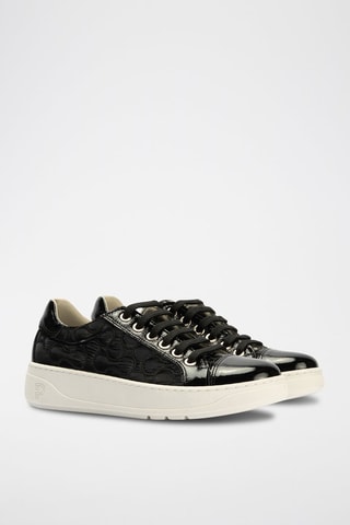 Sneakers in pelle - Nero