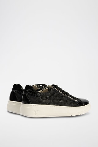 Sneakers in pelle - Nero