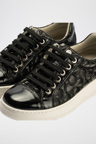 Sneakers in pelle - Nero