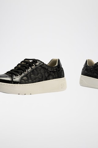 Sneakers in pelle - Nero