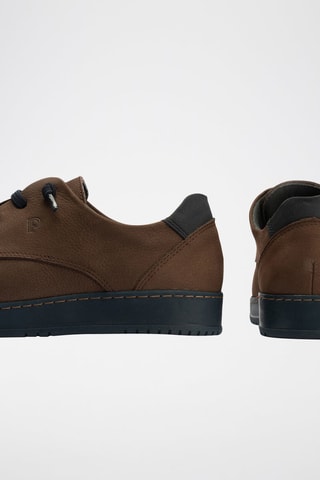 Sneakers in pelle scamosciata - Marrone