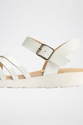 Sandali in pelle verniciata - Bianco