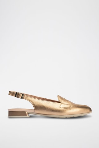 Ballerine in pelle - Beige