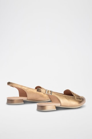 Ballerine in pelle - Beige