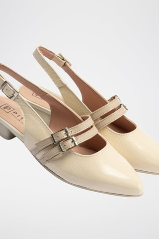 Scarpe baby in pelle verniciata - Beige