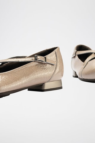 Scarpe baby in pelle verniciata - Beige