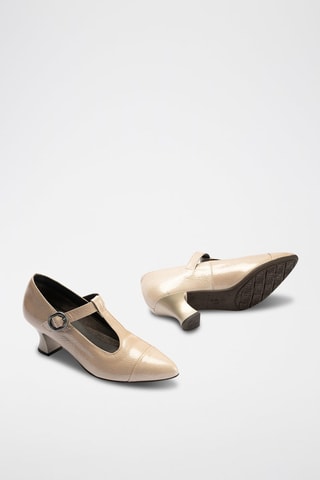 Scarpe baby in pelle verniciata - Beige