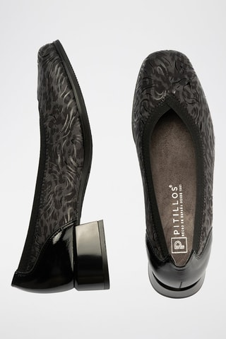 Décolleté in pelle verniciata - Nero