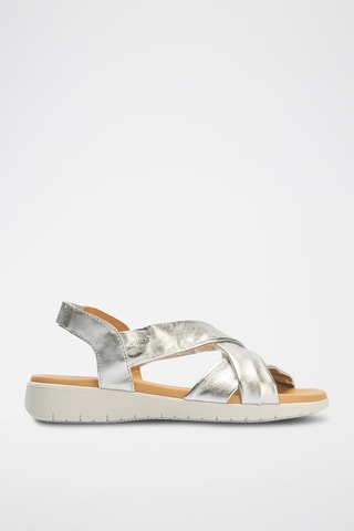 Sandali in pelle - Argentato