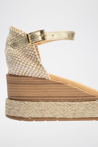 Sandali con zeppa - Beige