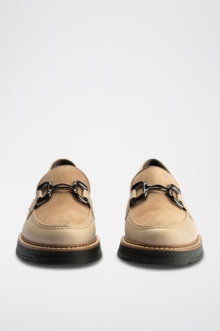 Mocassini in pelle - Beige