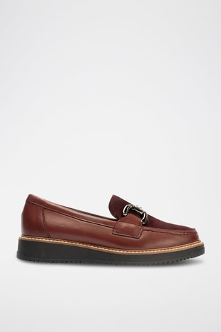 Mocassini in pelle - Rosso