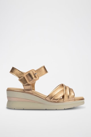 Sandali in pelle - Beige