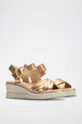 Sandali in pelle - Beige