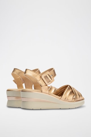 Sandali in pelle - Beige