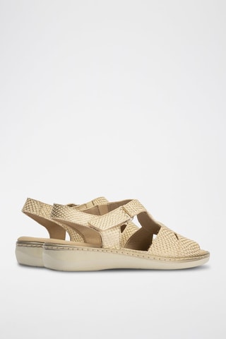 Sandali in pelle - Dorato