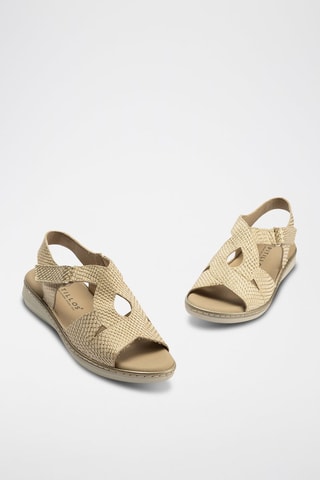 Sandali in pelle - Dorato