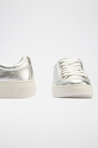 Sneakers in pelle - Argentato