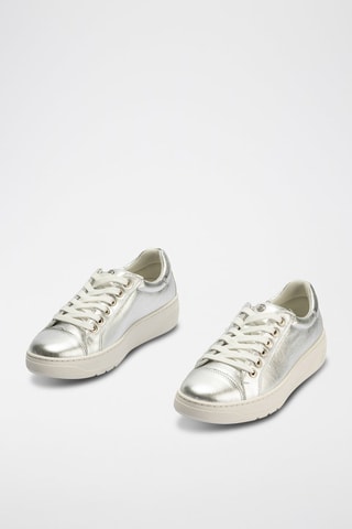 Sneakers in pelle - Argentato