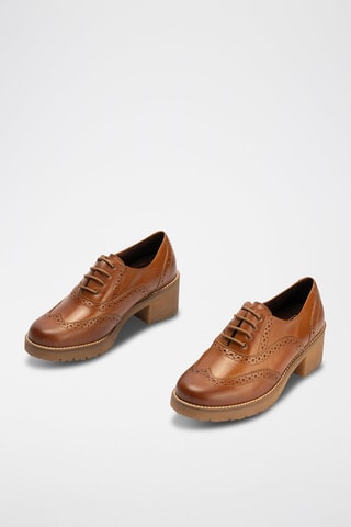 Francesine in pelle nappa - Marrone