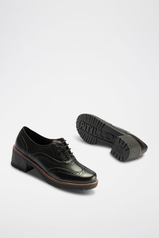 Francesine in pelle nappa - Nero