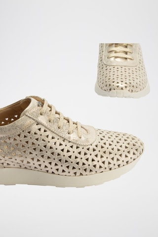 Sneakers in pelle - Dorato