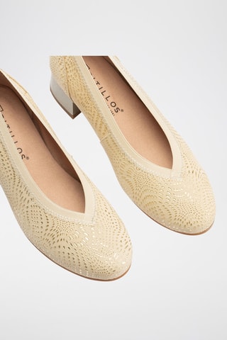 Décolleté in pelle - Dorato