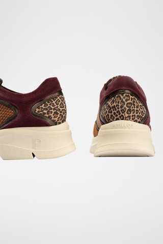 Sneakers in pelle - Marrone