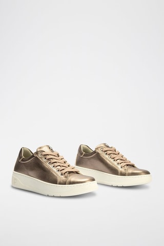 Sneakers in pelle - Dorato