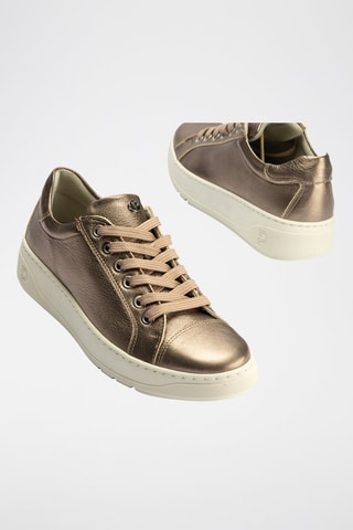 Sneakers in pelle - Dorato