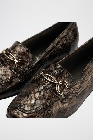 Mocassini in pelle - Marrone