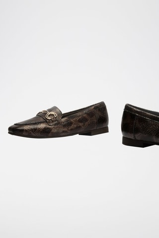 Mocassini in pelle - Marrone