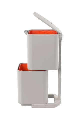 Cubo de basura con separación de residuos Totem Compact - 2 x 20 l